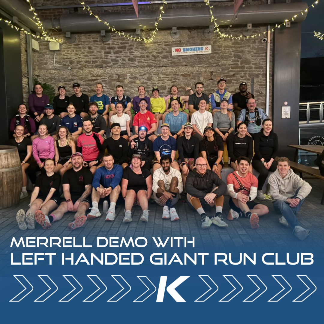 On Monday the 3rd November, Kinisi Run Hub joined forces with the Left Handed Giant Run Club for a Merrell Demo Event!
