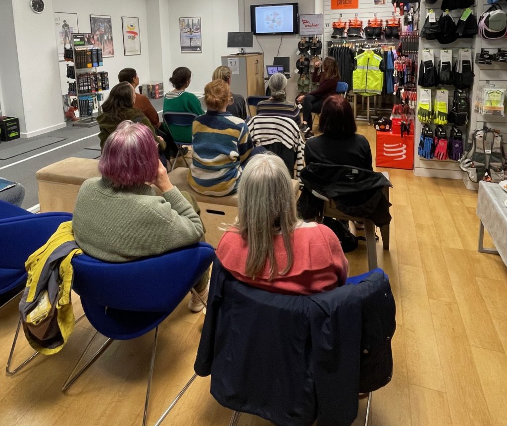 On Friday evening we hosted the second event of the Women's Running Series which involves 3 workshops centred around different topics at our shop.
