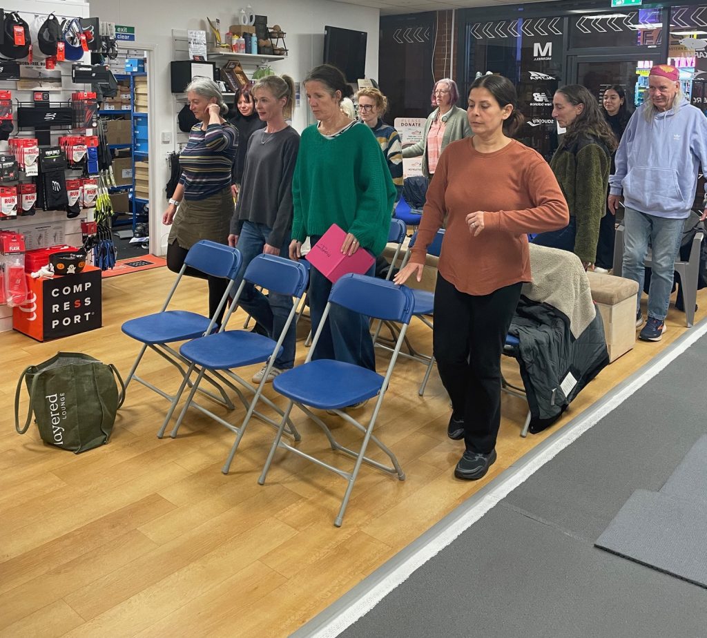 There were practical demonstrations led by Claire which allowed participants to see exercises, flexibility and performance work in action as well as try them for themselves and get direct feedback.