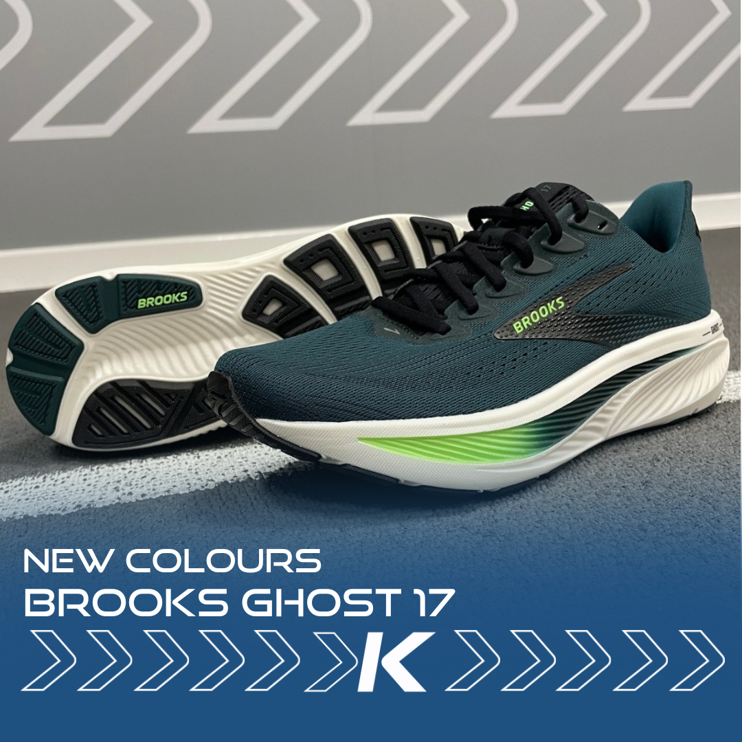 Brooks Ghost 17 gets new colourways. Explore the refreshed designs and enjoy the same soft cushioning and smooth comfort at Kinisi Run Hub.