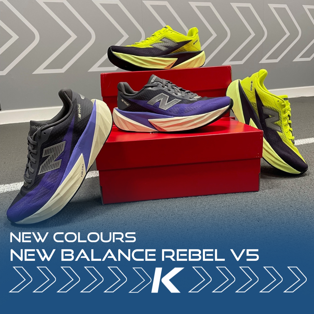 Here at Kinisi Run Hub, we’re all about combining performance and personality, and we’re delighted to announce that we’ve got in new colourways of the New Balance Rebel v5!
