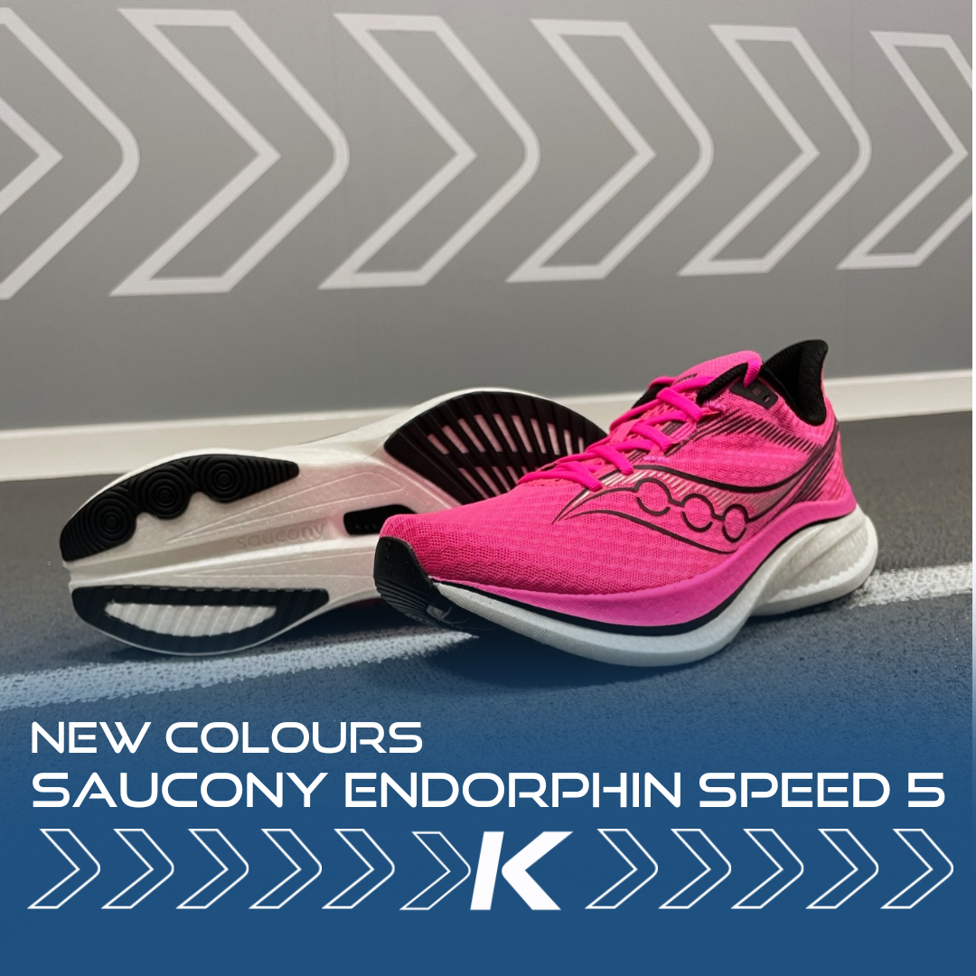 Here at Kinisi Run Hub, we know that even high-performance shoes deserve stylish updates — and that’s exactly what we’ve just added to the shop with the new colourways of the Saucony Endorphin Speed 5.