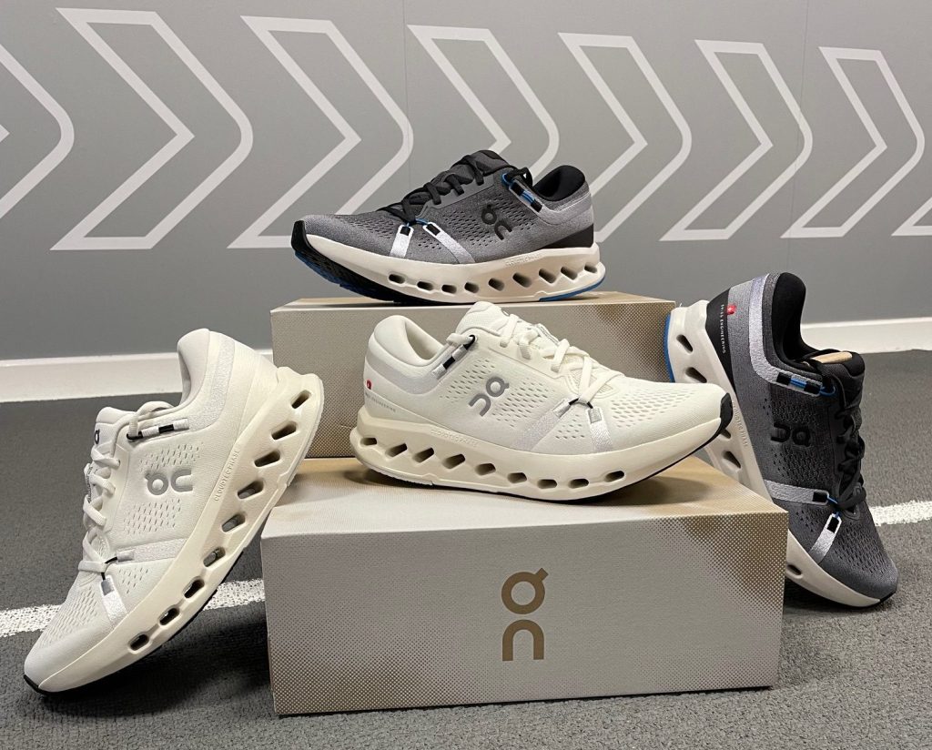 Known for their clean Swiss design, innovative technology and distinctive ride feel, On have built a loyal following among runners looking for something a little different. We’re kicking things off with one of their most popular and approachable models: the On Cloudsurfer 2.