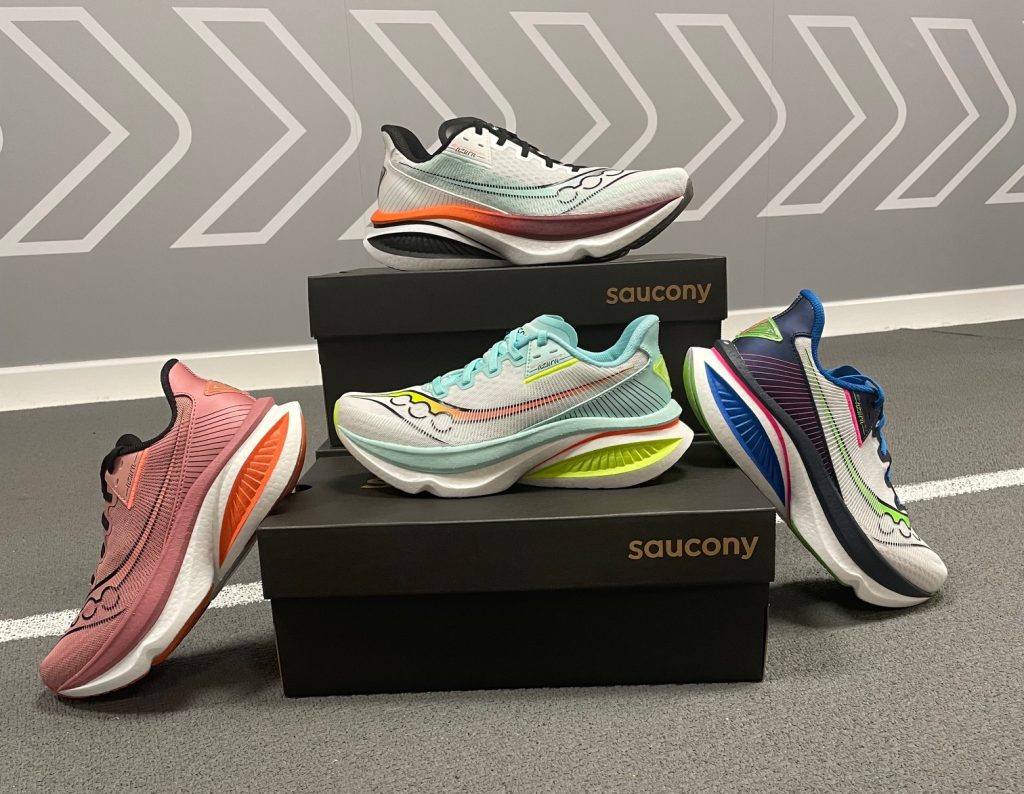 Built to deliver a smooth, energetic and exciting ride, the Saucony Endorphin Azura blends the fast, efficient feel Saucony is known for with the comfort and versatility runners want from a modern road shoe.